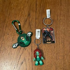 NWT keychains from Six Flags